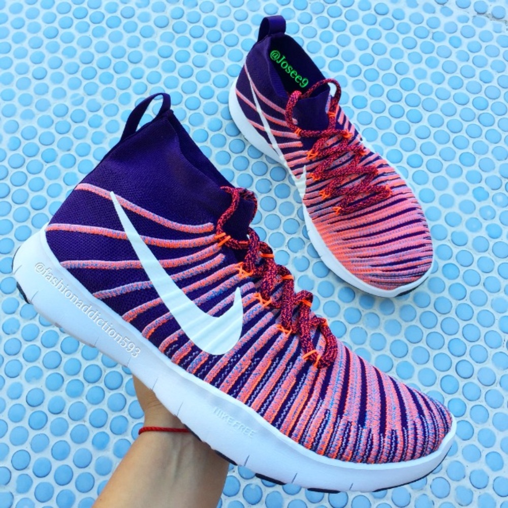 Nike free train force flyknit men's white …